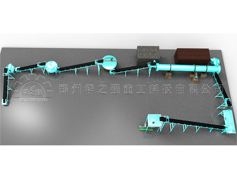 圓盤(pán)造粒機(jī)有機(jī)肥設(shè)備生產(chǎn)線(xiàn)